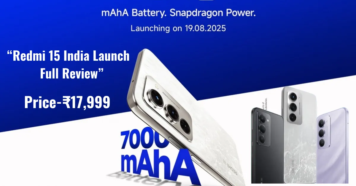 Redmi 15 India Full Review in Telugu