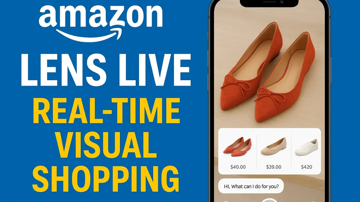 అమెజాన్ కొత్త ఆవిష్కరణ – Lens Live రియల్ టైమ్ షాపింగ్ టూల్