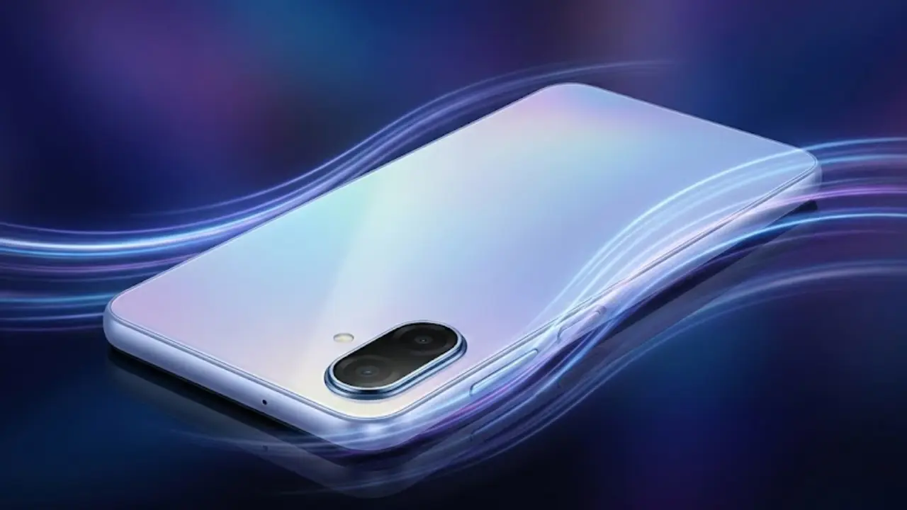 A studio photograph of the Samsung Galaxy A07 5G smartphone, representing the new budget phone with 6000mAh battery details in Telugu blog post.