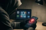 Google new Android Theft Protection feature showing system lock on a smartphone screen to prevent thieves from accessing data.
