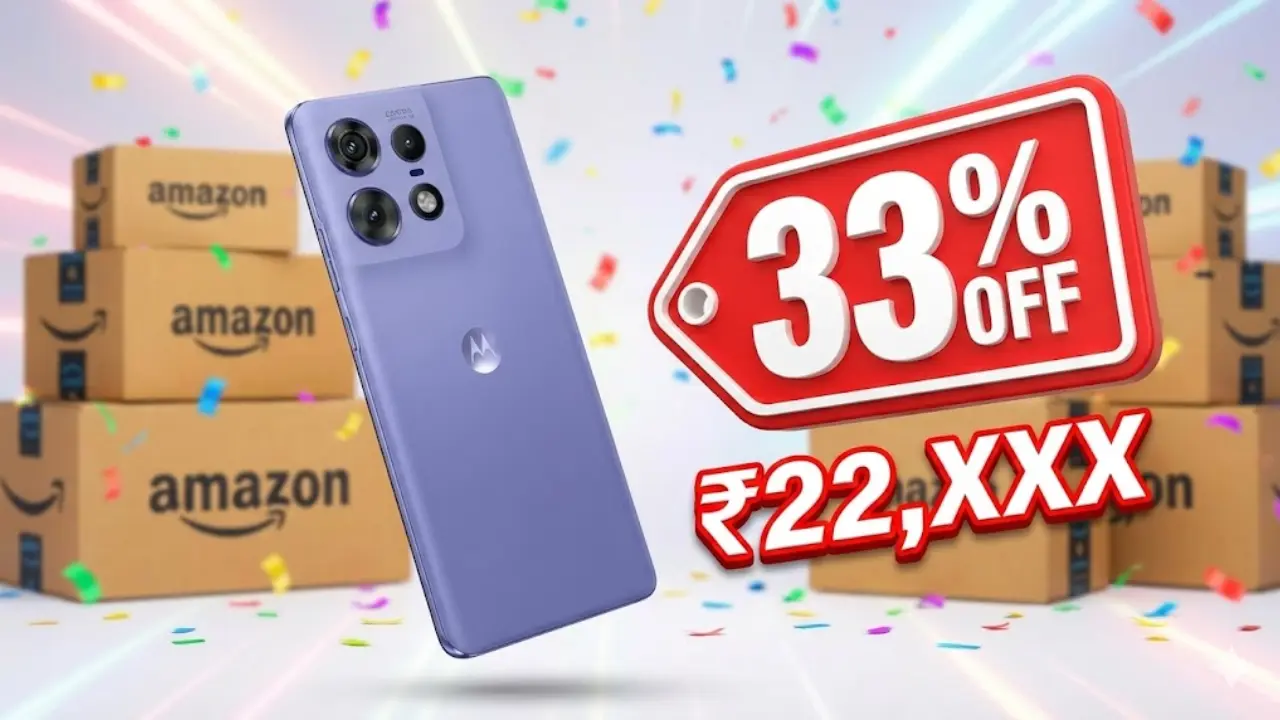 Motorola Edge 50 Pro price drop on Amazon sale with 125W fast charging and 50MP selfie camera discount details in Telugu