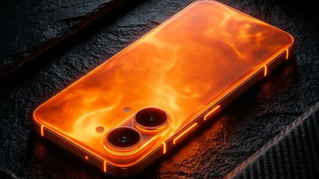 Futuristic Poco X8 Pro Max smartphone with 9000mAh battery indicator text overlay.