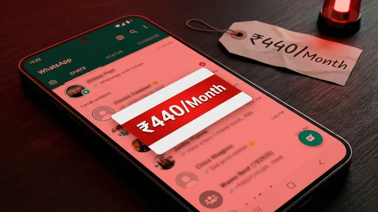 WhatsApp showing ads in status and premium subscription price details in India - Telugu Tech News.