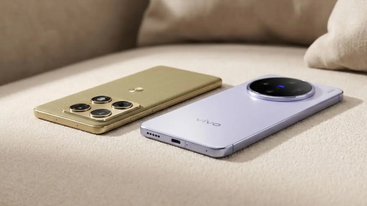 Motorola Signature vs Vivo X200T comparison on technician table - battery and speed test review