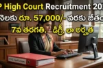 AP High Court Recruitment 2026 Telugu Notification by Taja Points Sudheer Sayana