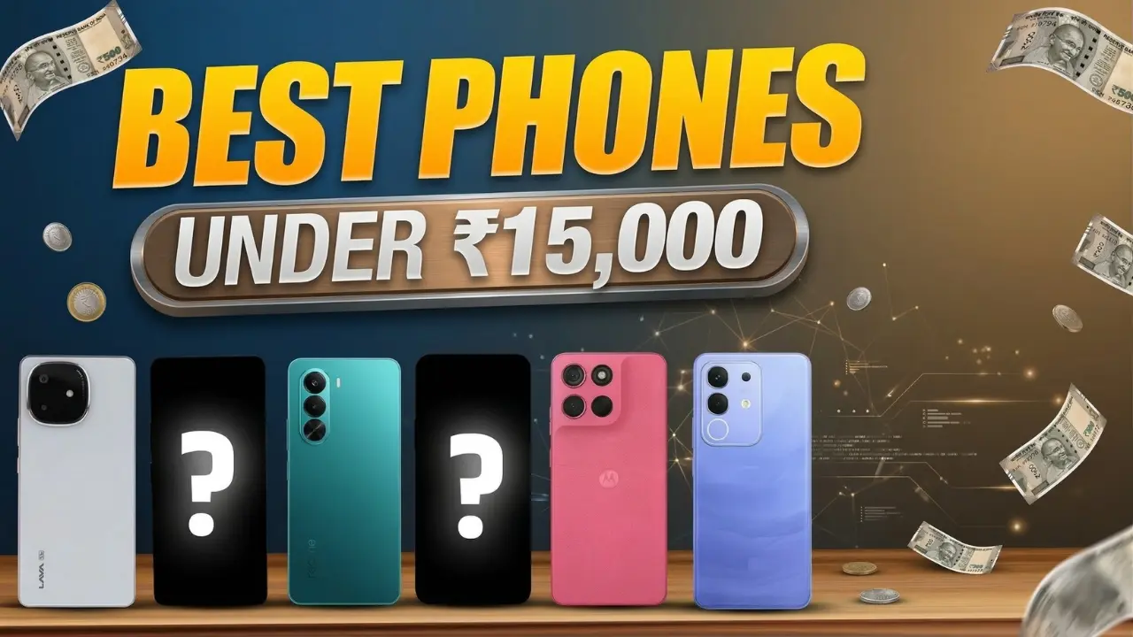 Top 5 Best Phones Under 15000 in Telugu (2026) - Taja Points by Sudheer Sayana