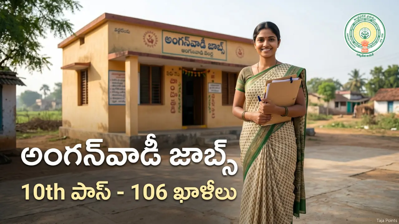 Nandyal Anganwadi Recruitment 2026 notification details for 10th pass women in AP