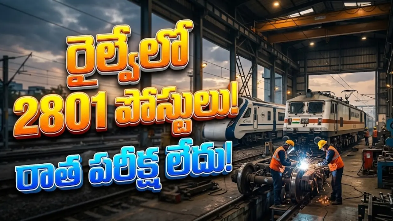 South Central Railway Apprentice Recruitment 2026 Telugu Notification by Taja Points Sudheer Sayana