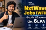 Young Indian professional working from home for NxtWave Business Development Associate jobs in Telugu 2026. Earn 6 LPA with WFH sales and counseling jobs.