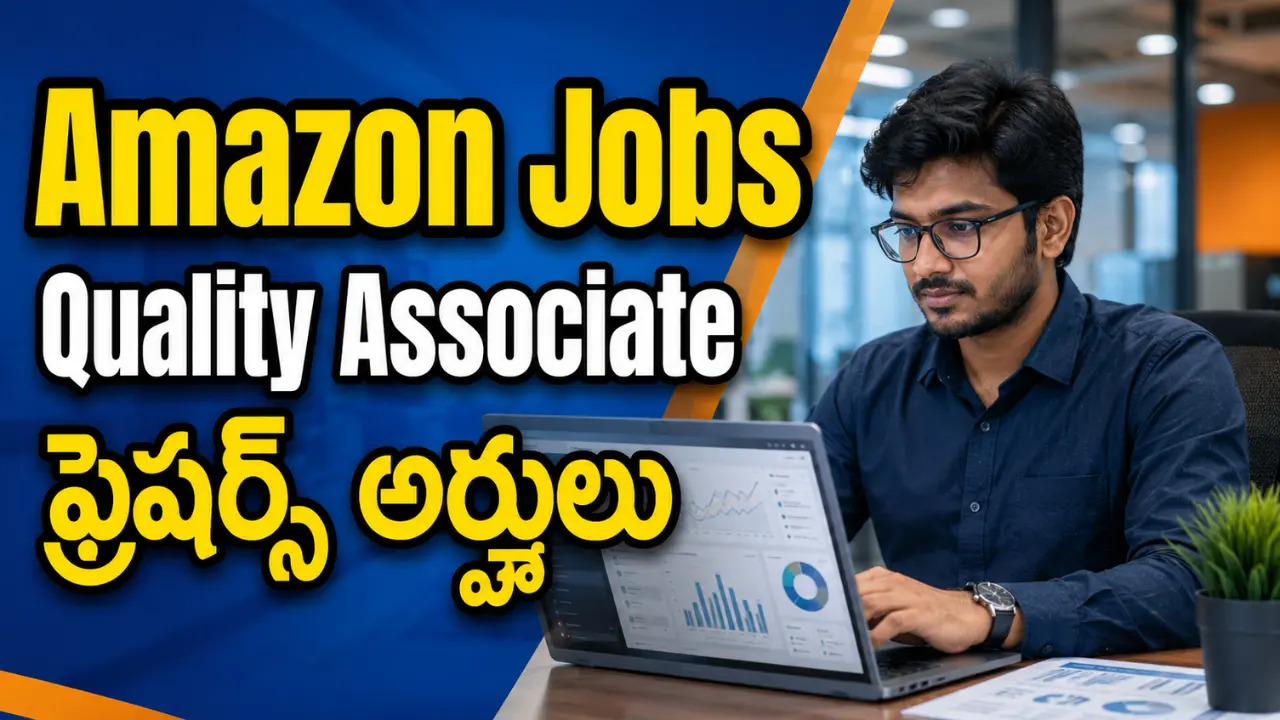 Amazon Quality Associate Jobs 2026 for freshers and graduates
