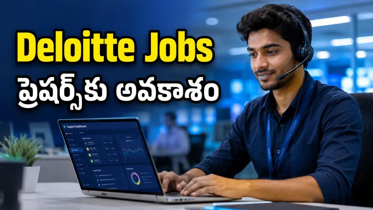 Deloitte Services Support Associate Jobs 2026 for freshers in Hyderabad