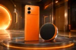 Infinix Note Edge JBL Edition smartphone in Solar Orange color with bundled JBL MagPower Speaker launched in India