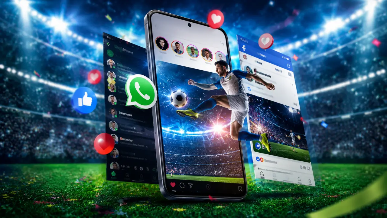 WhatsApp Instagram Facebook and Messenger new football themed features for FIFA World Cup 2026